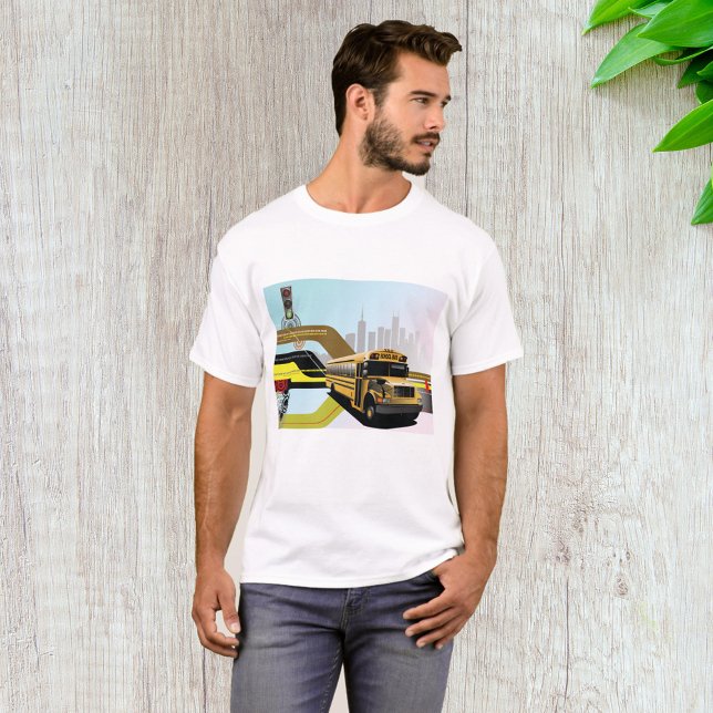 Camiseta Autobús Escolar Ciudad Ciber (Subido por el creador)