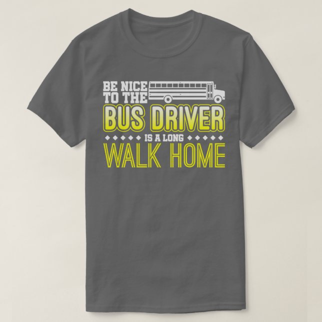Camiseta Autobús escolar de conductores 16 (Diseño del anverso)