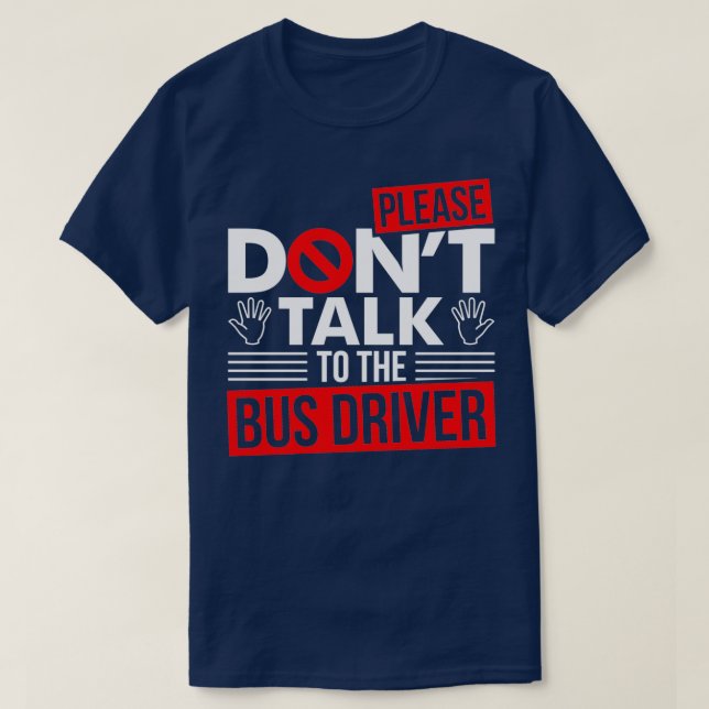 Camiseta Autobús escolar de conductores 25 (Diseño del anverso)