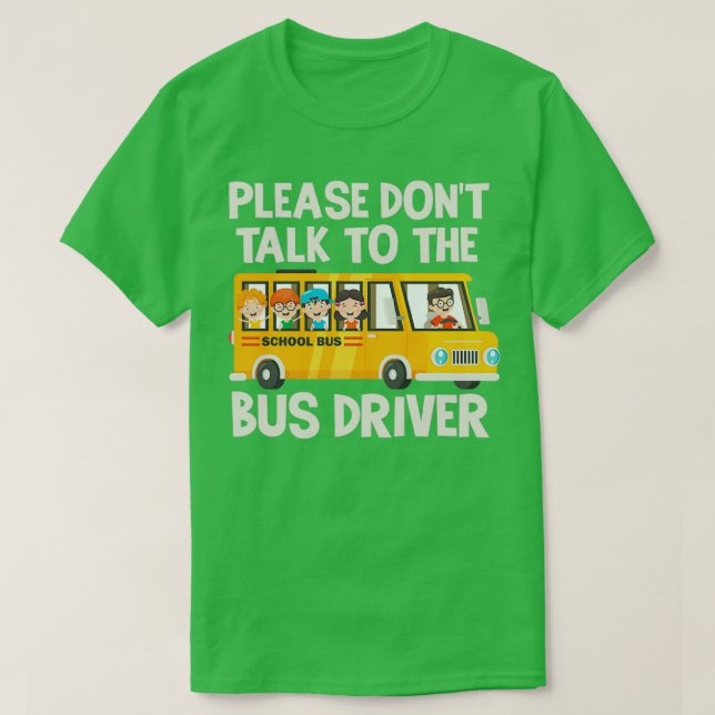 Camiseta Autobús escolar de conductores 36 (Diseño del anverso)