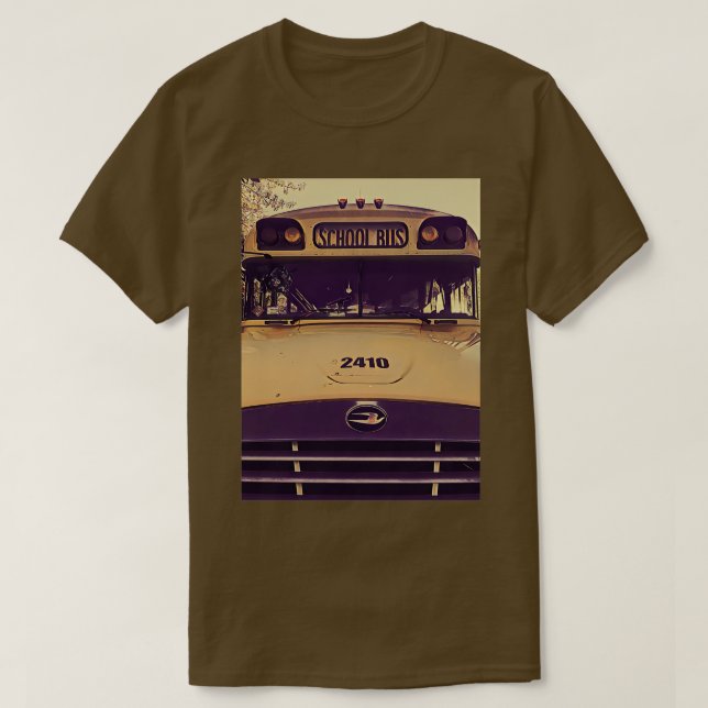 Camiseta Autobús escolar de Nueva York (Diseño del anverso)