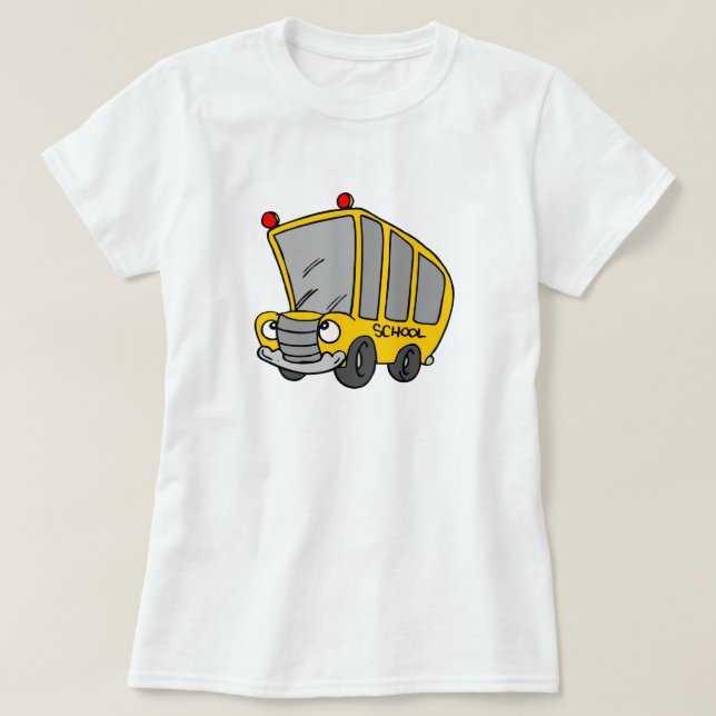 Camiseta Autobús escolar de Silly (Diseño del anverso)
