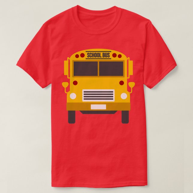 Camiseta Autobús escolar de vuelta a la escuela 1 (Diseño del anverso)