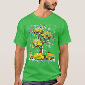 Camiseta Autobús escolar en la escuela Santa Navidades de á