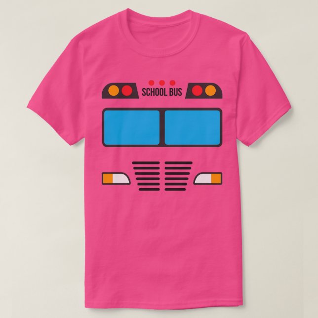 Camiseta Autobús escolar Funny Bus Driver Halloween Gift Sh (Diseño del anverso)