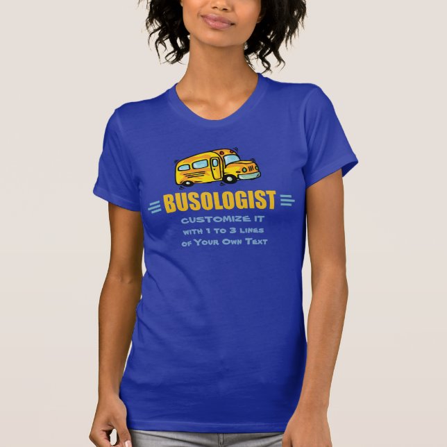 Camiseta Autobús escolar gracioso (Anverso)