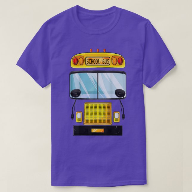 Camiseta Autobús escolar Halloween Disstume divertidos niño (Diseño del anverso)