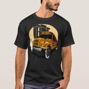 CAMISETA AUTOBÚS ESCOLAR MONSTER