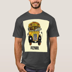Camiseta Autobús escolar que veo niños gritando ómnibus esc