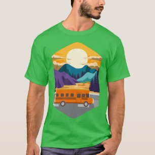 Camiseta Autobús escolar Sunset 2