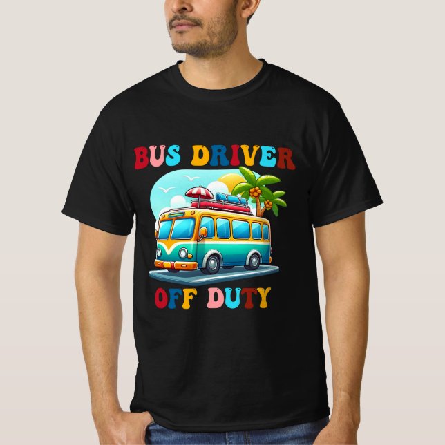 Camiseta Autobús fuera de servicio El último día de clase,  (Anverso)