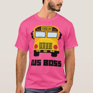 Camiseta Autobús Jefe divertido conductor de autobús escola