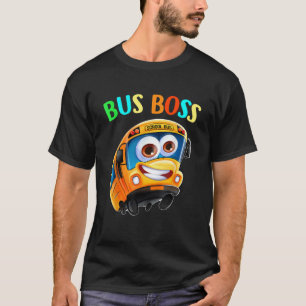 Camiseta Autobús Jefe divertido conductor de autobús escola