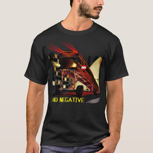 Camiseta Autobús poseído negativo de tierras (Anverso)