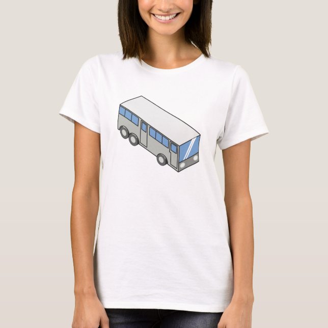 Camiseta Autobús rectangular (Anverso)
