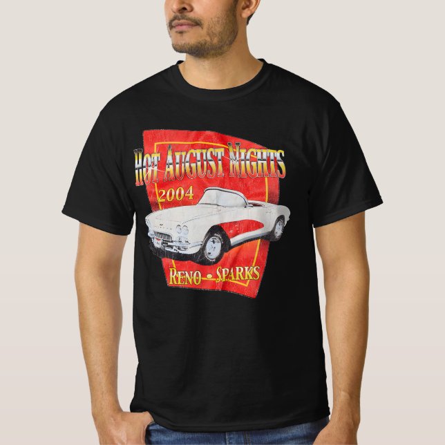 Camiseta Autobús retro a noches de agosto (Anverso)