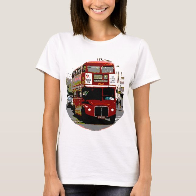 Camiseta Autobús Rojo de Londres (Anverso)