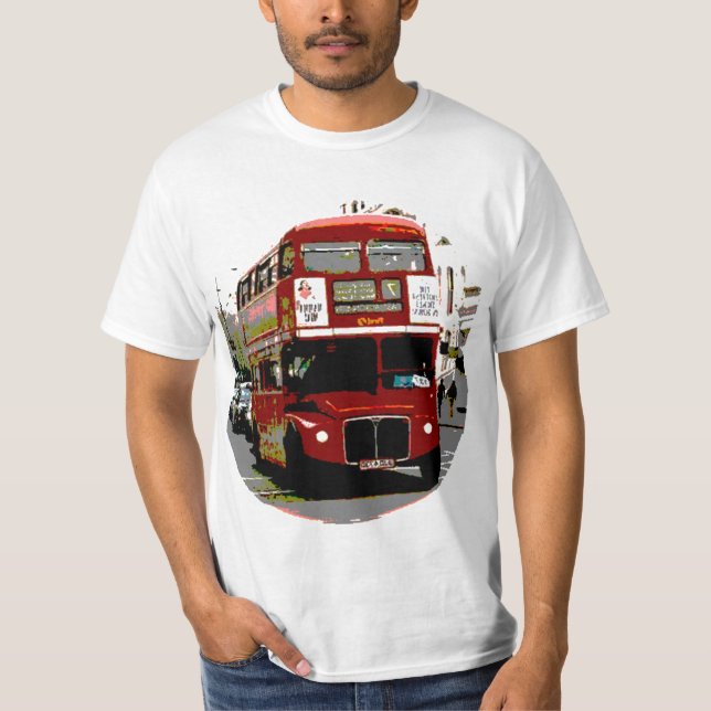 Camiseta Autobús Rojo de Londres (Anverso)