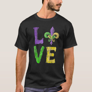 Camiseta Autobús único de flauta de mano de Lis Mardi Gras
