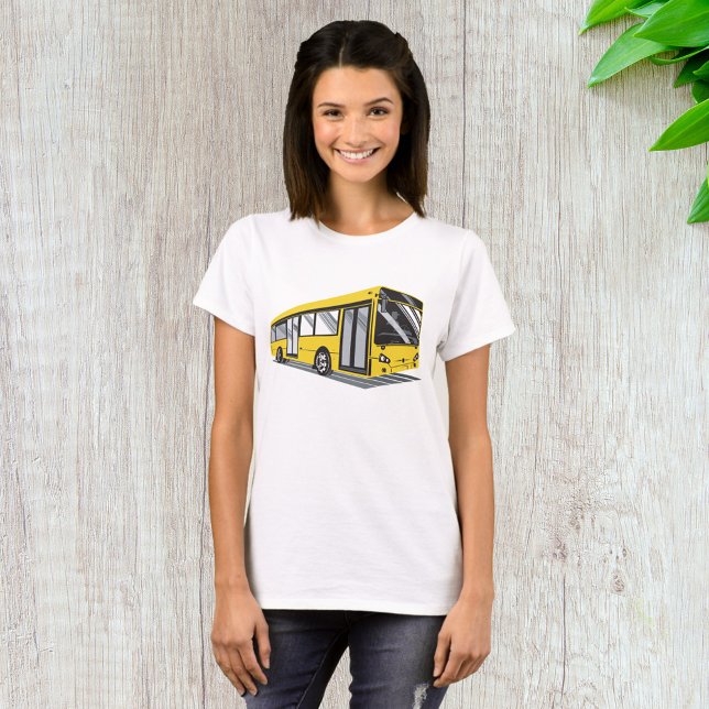 Camiseta Autobús urbano en negrita Transporte público (Subido por el creador)