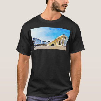 Camiseta Autobuses Y Edificios De Pinos Eur Romaníes