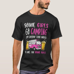 Camiseta Autocaravana Camping Caravana Retro Rv Remolque Al