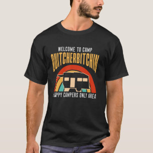 Camiseta Autocaravana Camping Caravana Retro Rv Remolque Bi