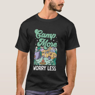 Camiseta Autocaravana Camping Caravana Retro Rv Remolque Ca