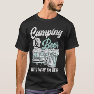 Camiseta Autocaravana Camping Cerveza Retro Caravana Rv Rem