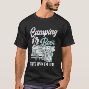 Camiseta Autocaravana Camping Cerveza Retro Caravana Rv Rem