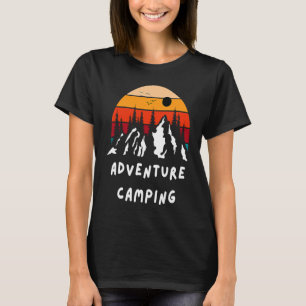 Camiseta Autocaravana de aventuras Camping Furgoneta camper