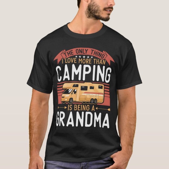 Camiseta Autocaravana de camping divertida (Anverso)