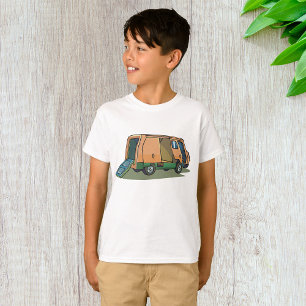 Camiseta Autocaravana naranja con rampa
