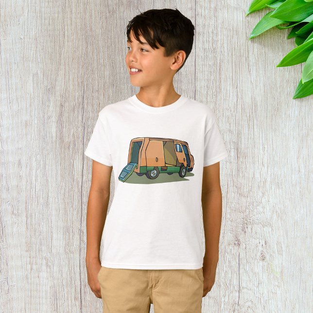 Camiseta Autocaravana naranja con rampa (Subido por el creador)