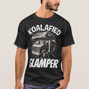 Camiseta Autocaravana Rv Camping Camper Koalafied Glamper v