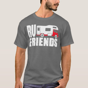 Camiseta Autocaravana Rv Camping Camper Rv Amigos familia