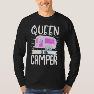 Camiseta Autocaravana Rv Camping Reina Del Camper 1