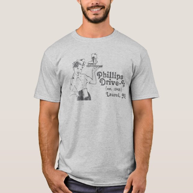 Camiseta Autocinema Phillips - laurel, ms (Anverso)