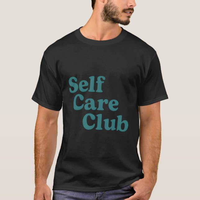 Camiseta Autocuidado Club inspirando amor propio estético (Anverso)