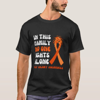 Camiseta Autodaño Concienciación Naranja Ribbon Esperanza F