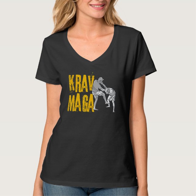 Camiseta Autodefensa de Krav Maga (Anverso)