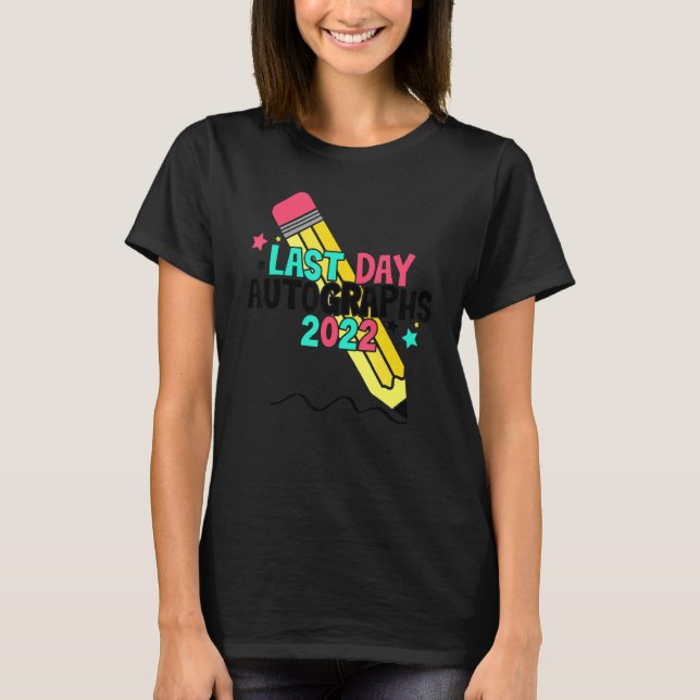 Camiseta Autografías de último día 2022 (Anverso)