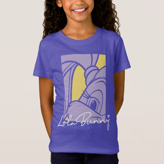 Camiseta Autografo de retrato de Lola (Anverso)
