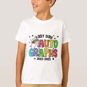 Camiseta Autógrafos Diurales El Último Día De La Escuela Vi