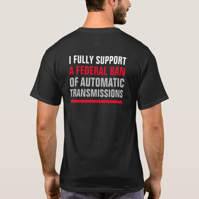 Camiseta AUTOMÁTICA DE TRANSMISIONES DE 2 BANDAS (Reverso)