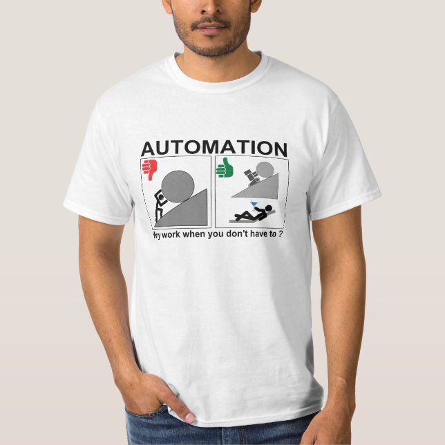 Camiseta Automatización (Anverso)