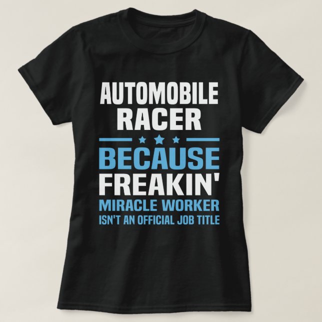 Camiseta Automobile Racer (Diseño del anverso)