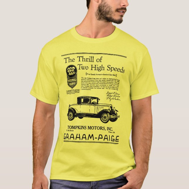 CAMISETA AUTOMÓVIL 1929 DE GRAHAM-PAIGE (Anverso)