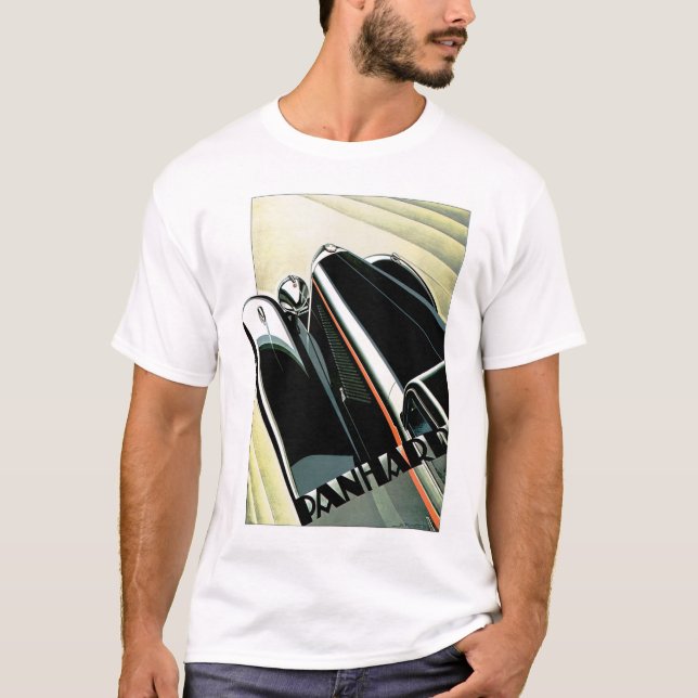 Camiseta Automóvil Art Deco (Anverso)