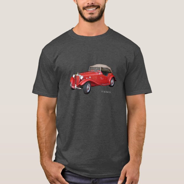 Camiseta Automóvil descubierto 1952 de MG (Anverso)